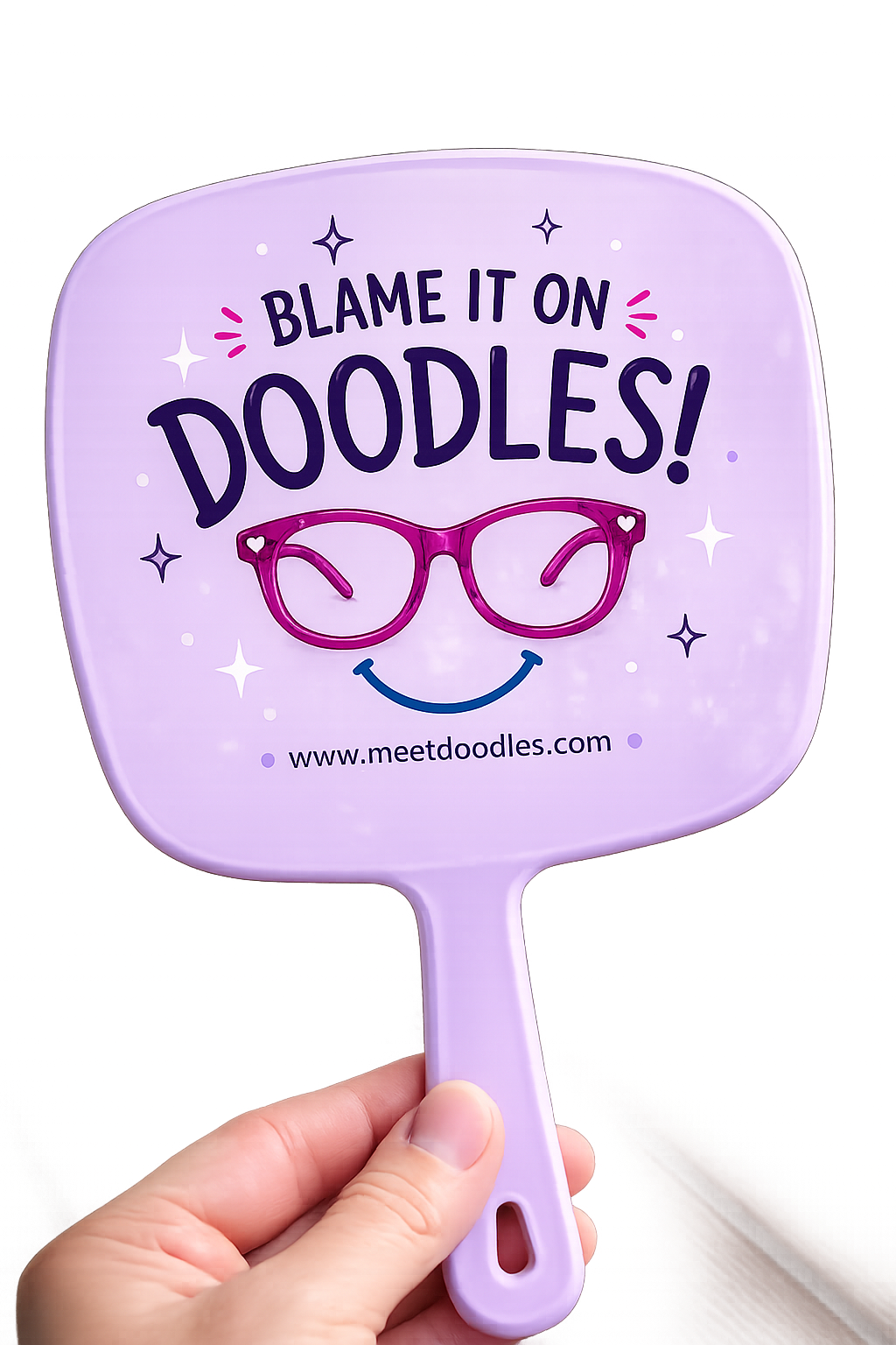 Purple Hand Mirror